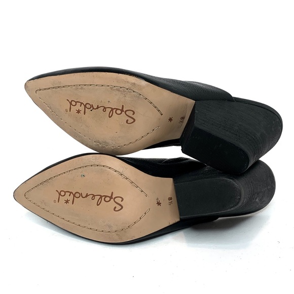 ❗️S O L D❗️◾️SPLENDID Black Pebbled Leather Mule - Picture 11 of 13